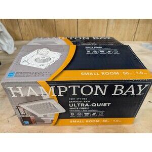 NEW Hampton Bay Bathroom Exhaust Fan Ultra Quiet White Finish 1001 419 054